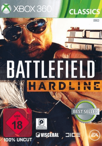 Battlefield Hardline box art for Xbox 360
